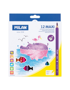 PINTURA MILAN MAXI 12 COLORES