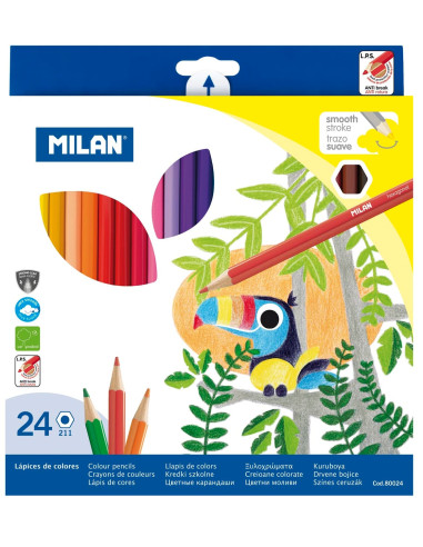 PINTURAS MILAN 24 COLORES