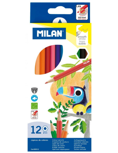PINTURAS MILAN 12 COLORES