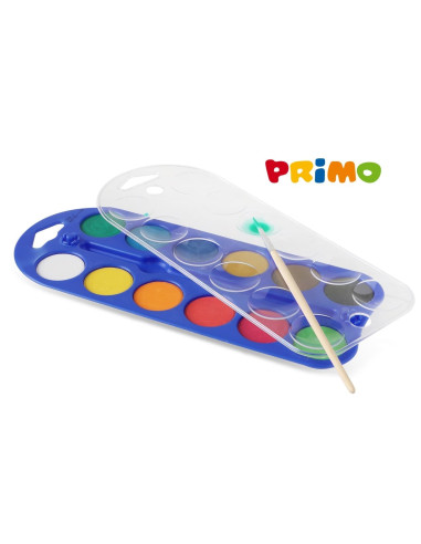 ACUARELAS PRIMO 12 COLORES