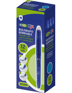 BOLÍGRAFO BORRABLE FIX AZUL 2