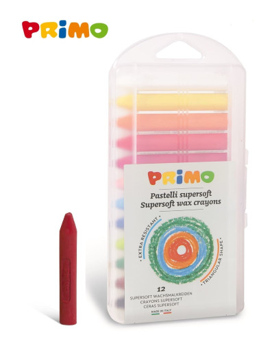 CERAS TRIANGULARES PRIMO 12 COLORES