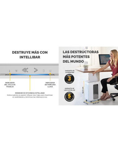 DESTRUCTORA FELLOWES LX201 BLANCA