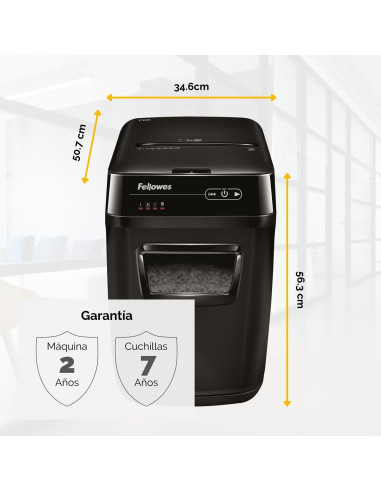 DESTRUCTORA FELLOWES AUTOMAX 200C