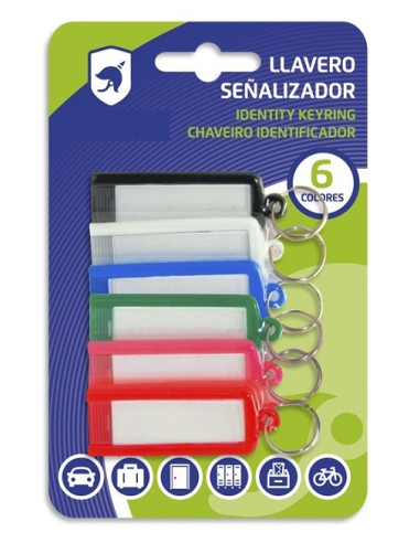 LLAVERO INDENTIFICADOR BMK 6 uds