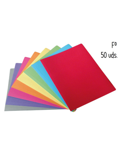 SUBCARPETA Fº 50 uds NARANJA