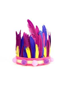 PLUMAS INDIO MIX COLORES 60 ud 2