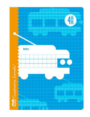 LIBRETA LAMELA 4º 30 h. 4 mm. 15 uds