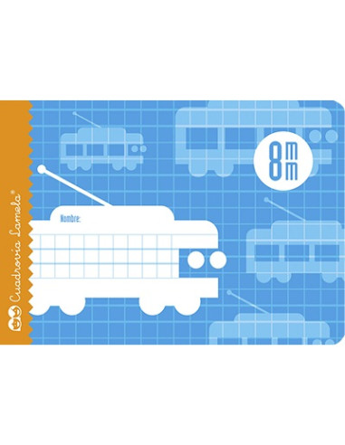 LIBRETA LAMELA 4º 16 h. 8 mm. 25 uds