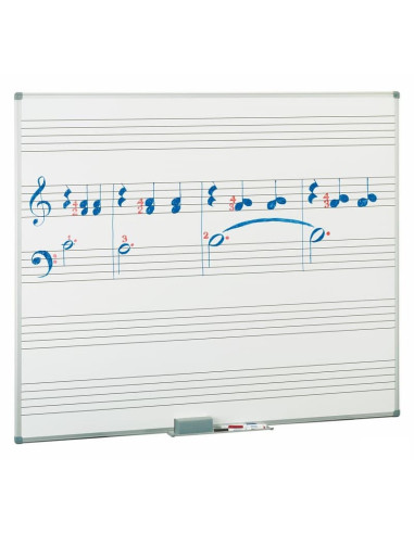 PIZARRA VOLTEABLE BLANCA/ PENTAGRAMAS...
