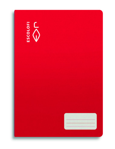 LIBRETA ESCOLOFI 4º 32 H 4x4 ROJO 10 Ud