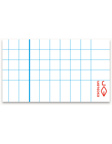 LIBRETA ESCOLOFI 4º 32 H 4x4 VERDE 10 Ud