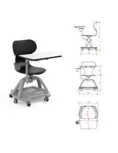 SILLA MIA TABLE NEGRO 2