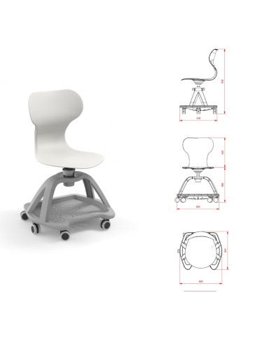 SILLA MIA STORE BLANCO MARFIL