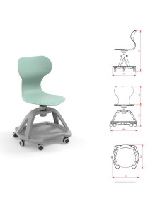 SILLA MIA STORE VERDE MINT 2