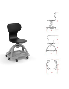 SILLA MIA STORE NEGRO 2