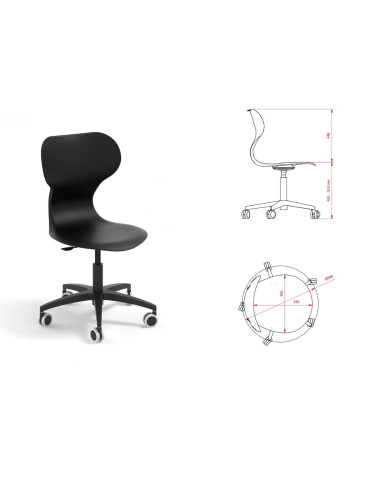 SILLA MIA BIG LIFT NEGRO