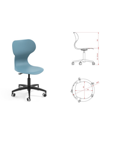 SILLA MIA BIG LIFT AZUL NAVY