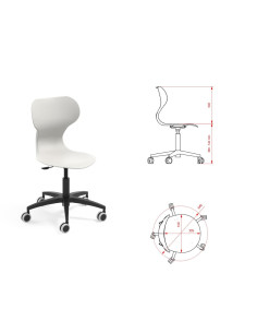 SILLA MIA LIFT BLANCO MARFIL 2