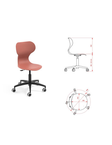 SILLA MIA LIFT TERRACOTA