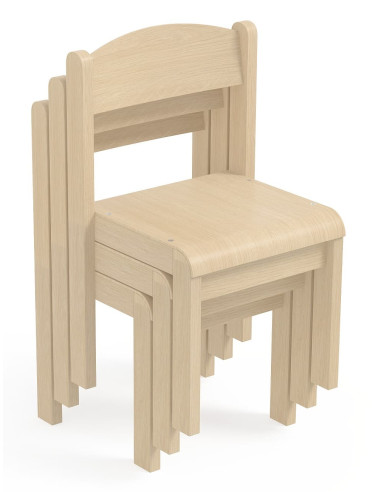 SILLA ZOE MADERA TALLA 2