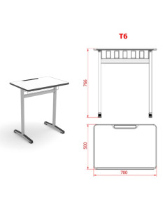 PUPITRE ESCOLAR NAXEL TALLA 6 2