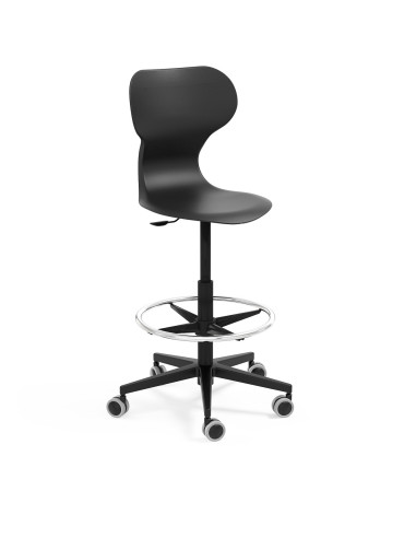 TABURETE MIA STOOL  NEGRO