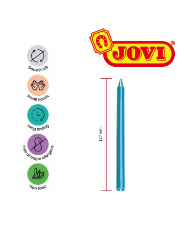 CERAS JOVI PLASTICOLOR 12 colores...