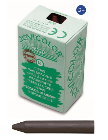 CERAS JOVICOLOR NEGRA 12 ceras