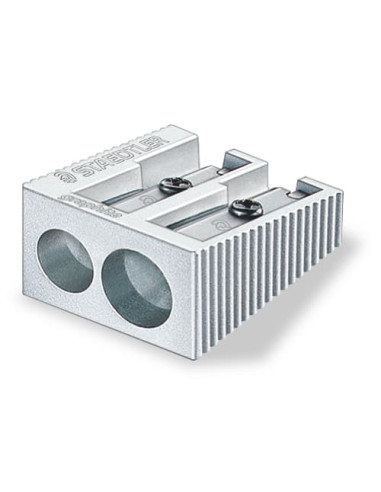 SACAPUNTAS STAEDTLER METAL CUÑA DOBLE