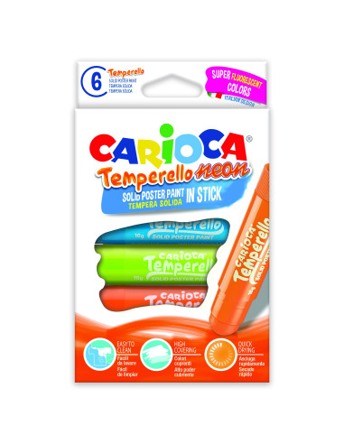 TÉMPERA TEMPERELLO NEON 6 COLORES