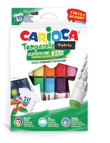 TÉMPERA TEMPERELLO TEXTIL 10 COLORES