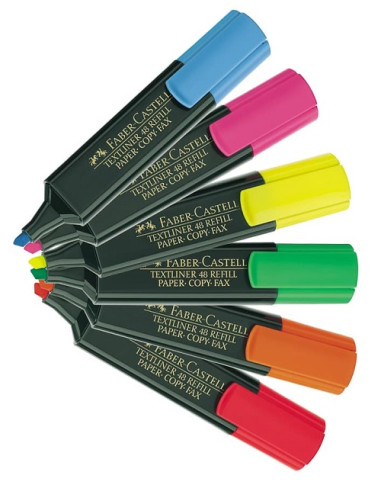 ROTULADOR FLUORESCENTE FABER CASTELL...