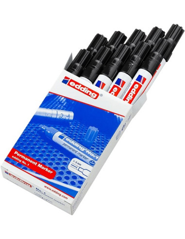 ROTULADOR EDDING nº 1 NEGRO Unidad