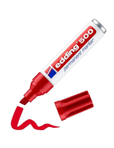 ROTULADOR EDDING 500 ROJO Unidad