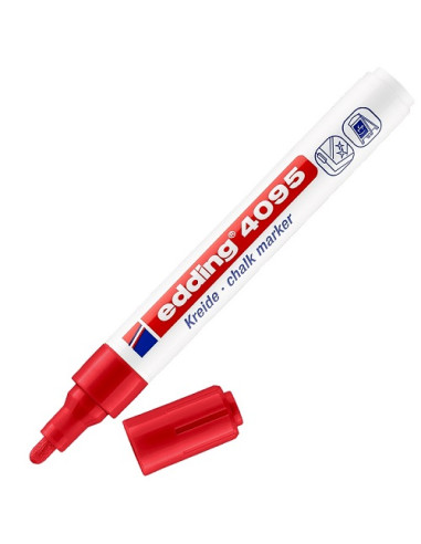 ROTULADOR TIZA EDDING 4095 ROJO Unidad