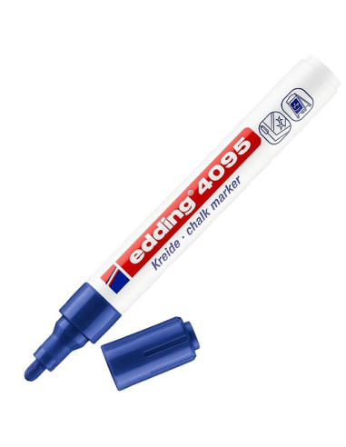 ROTULADOR TIZA EDDING 4095 AZUL Unidad