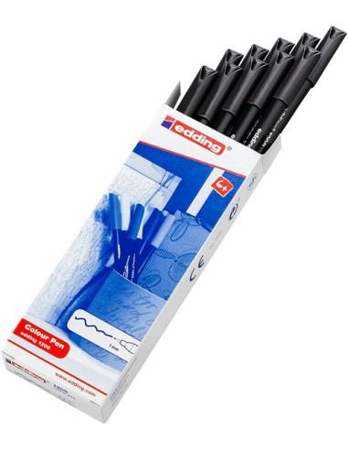 ROTULADOR EDDING 1200 NEGRO Caja 10 Uds.