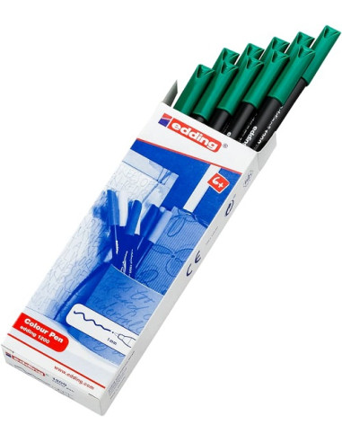 ROTULADOR EDDING 1200 VERDE Caja 10 Uds.