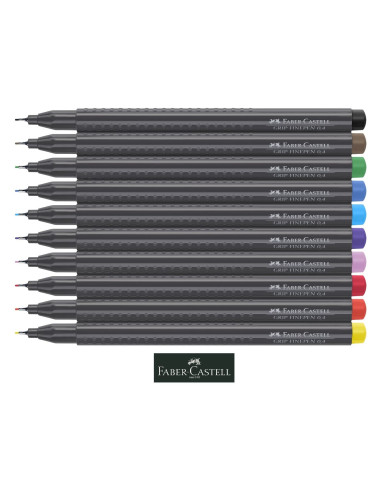 ROTULADOR GRIP FINEPEN 10 Uds FABER...