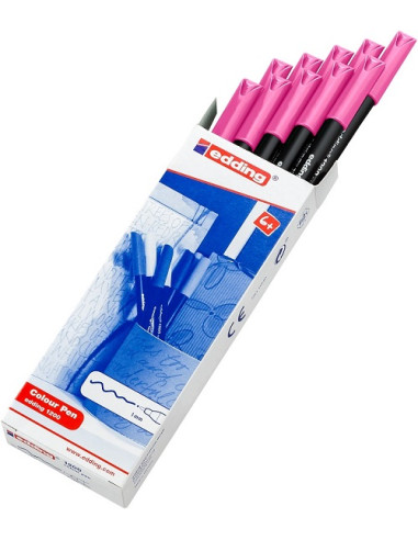ROTULADOR EDDING 1200 ROSA Caja 10 Uds.