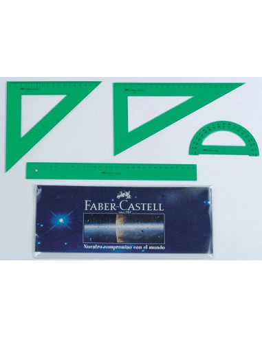 JUEGO REGLAS FABER CASTELL ESCOLAR