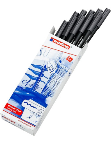 ROTULADOR EDDING 1300 NEGRO caja 10 Uds.