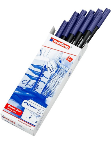 ROTULADOR EDDING 1300 AZUL caja 10 Uds.