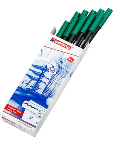 ROTULADOR EDDING 1300 VERDE caja 10 Uds.