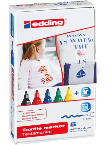 ROTULADOR TEXTIL EDDING 4500 5...