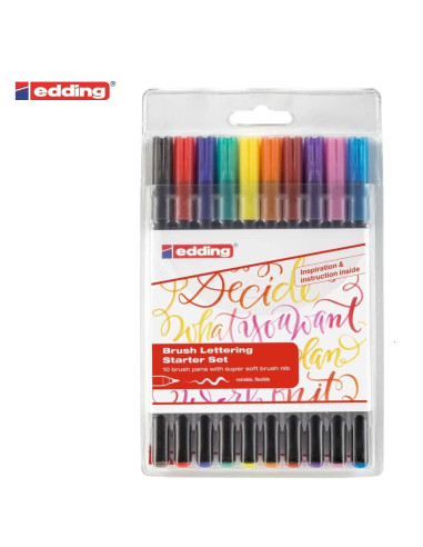 ROTULADOR EDDING 1340 PUNTA PINCEL 10...