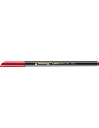 ROTULADOR EDDING 1200 ROJO METALICO...