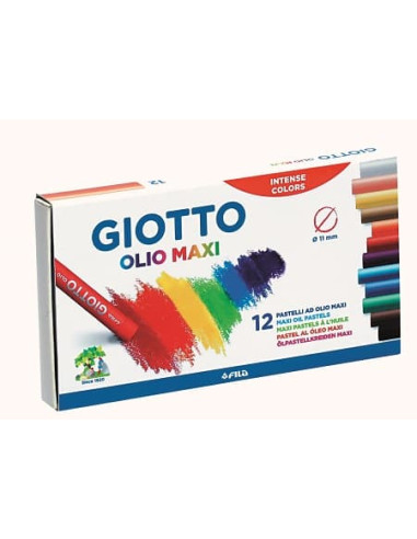 PASTEL OLEO GIOTTO OLIO 12 colores
