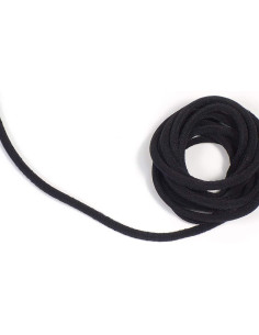 CORDÓN ELASTICO NEGRO 25 m.